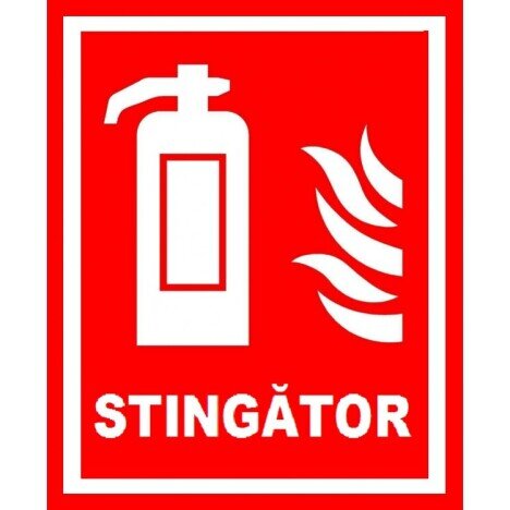 Placuta pentru stingator